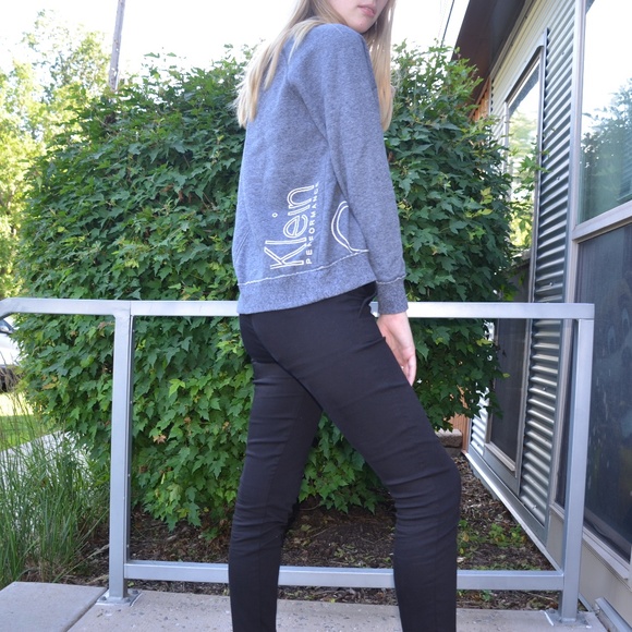 Grey Calvin Klein Performance Sweatshirt - Picture 5 of 5